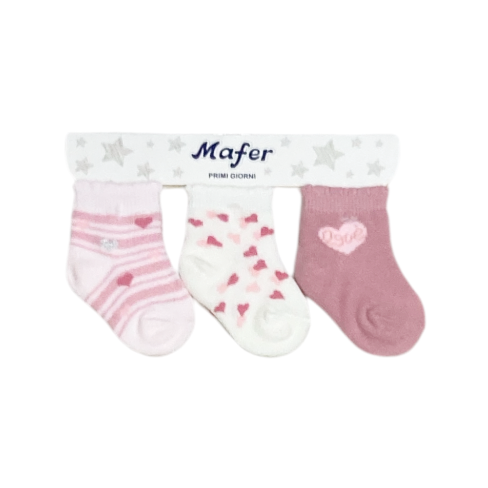 set calzini neonata caldo cotone