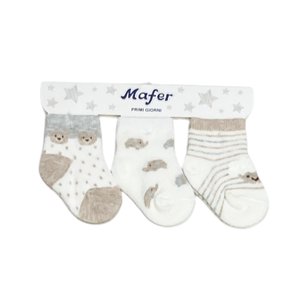 set calzini neonato/a caldo cotone