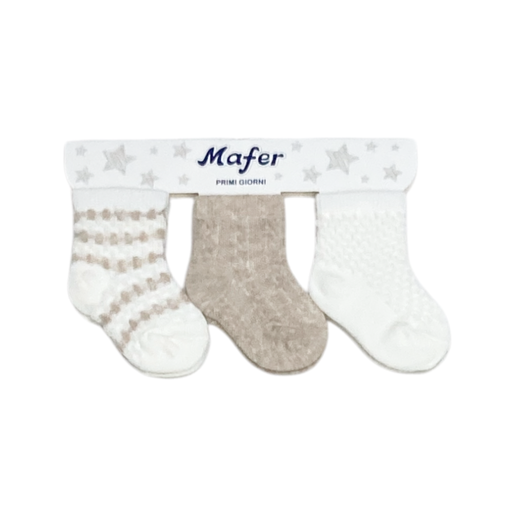 set calzini neonato/a caldo cotone