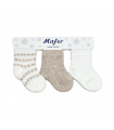 set calzini neonato/a caldo cotone