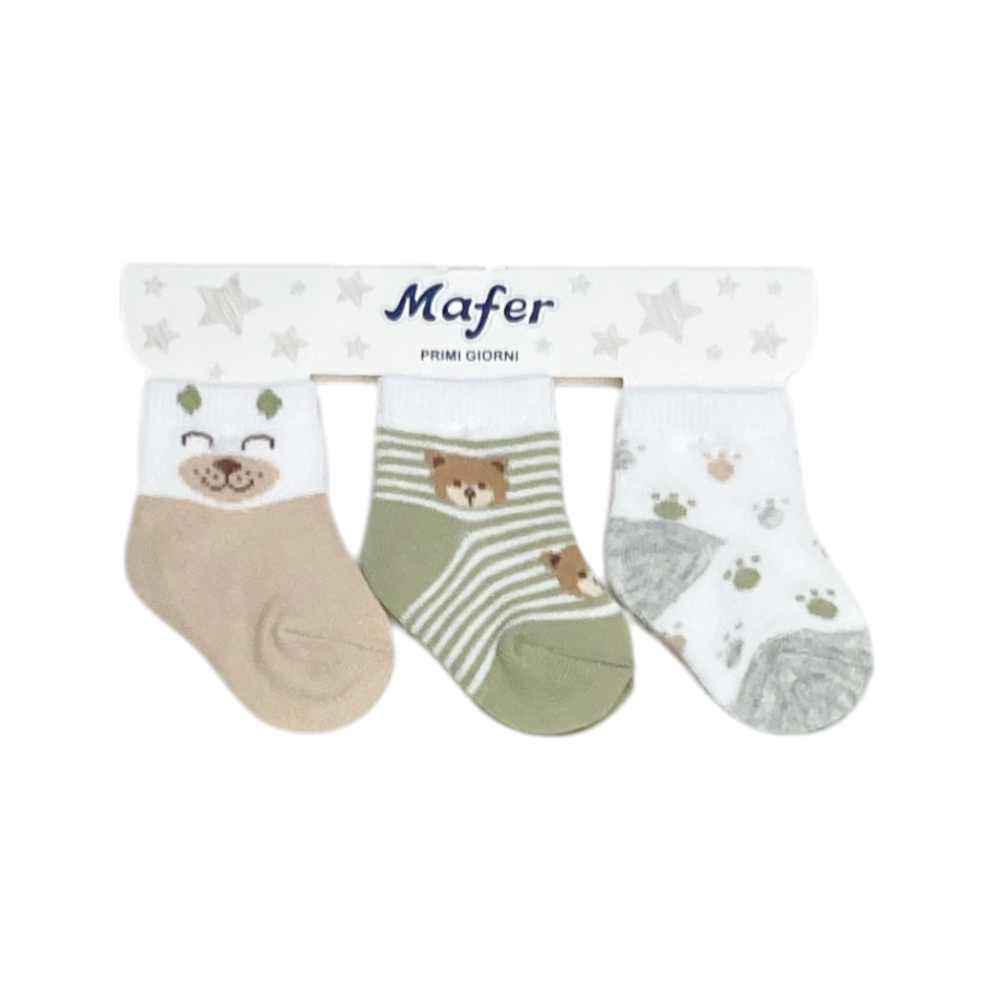 set calzini neonato/a caldo cotone