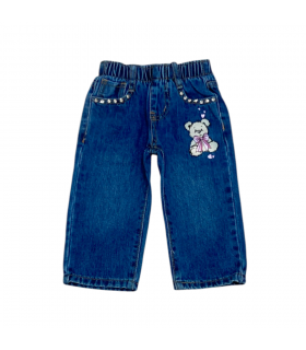 jeans bambina 5 tasche 12/36 mesi