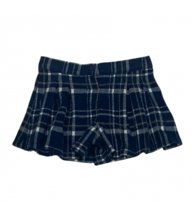 short bambina tartan 2/8 anni