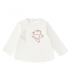 t-shirt bambina caldo cotone 1/12 mesi