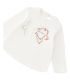 t-shirt bambina caldo cotone 1/12 mesi
