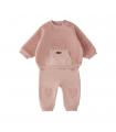 tuta bambina felpata 3/18 mesi