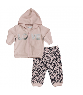 tuta baby felpa leggera 1/30 mesi