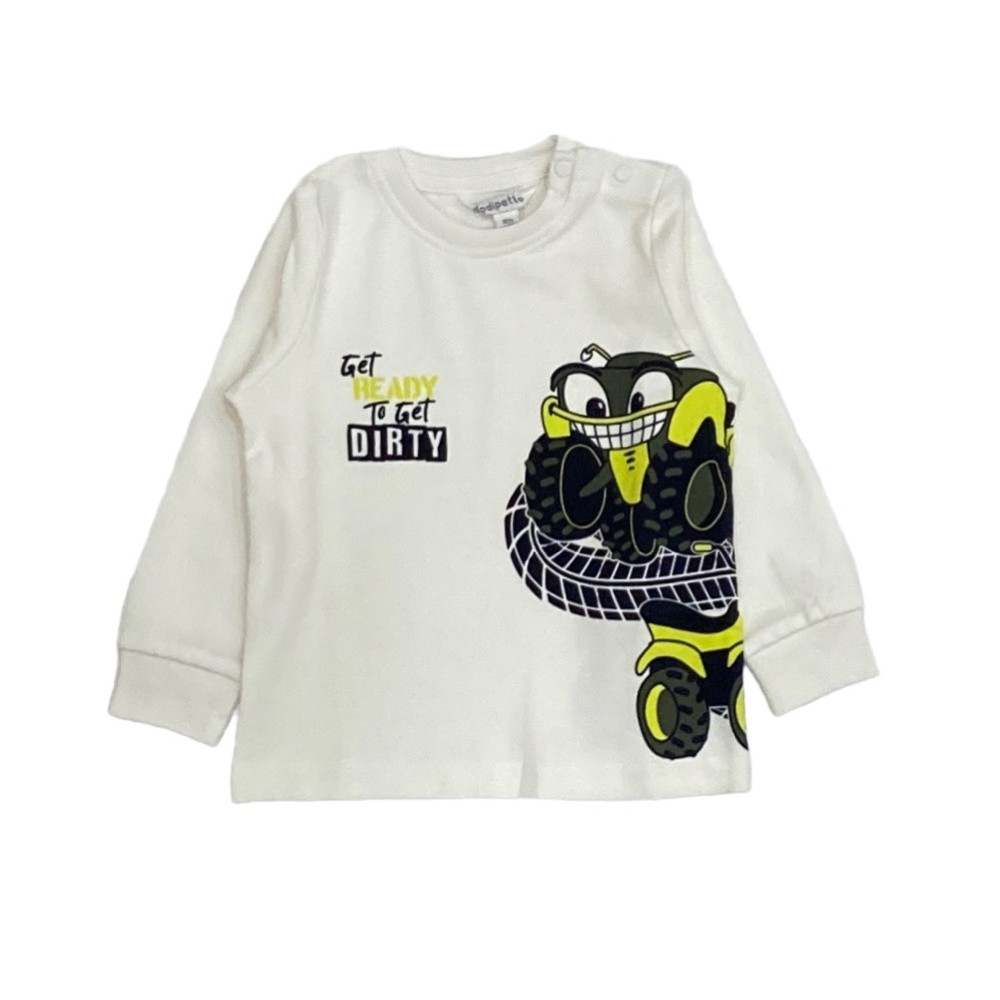 t-shirt caldo cotone 12/30 mesi
