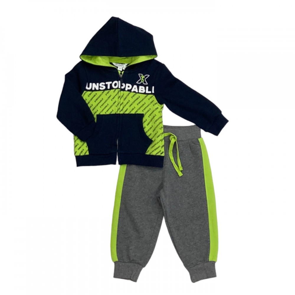 tuta jogging felpata 12/30 mesi