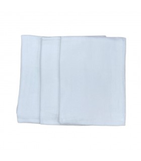 Set 3pz quadrati garza TM 100%cotone
