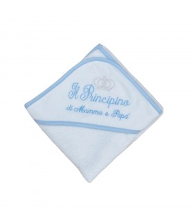 accappatoio neonato spugna