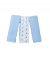 set 3 pezzi mussole cotone
