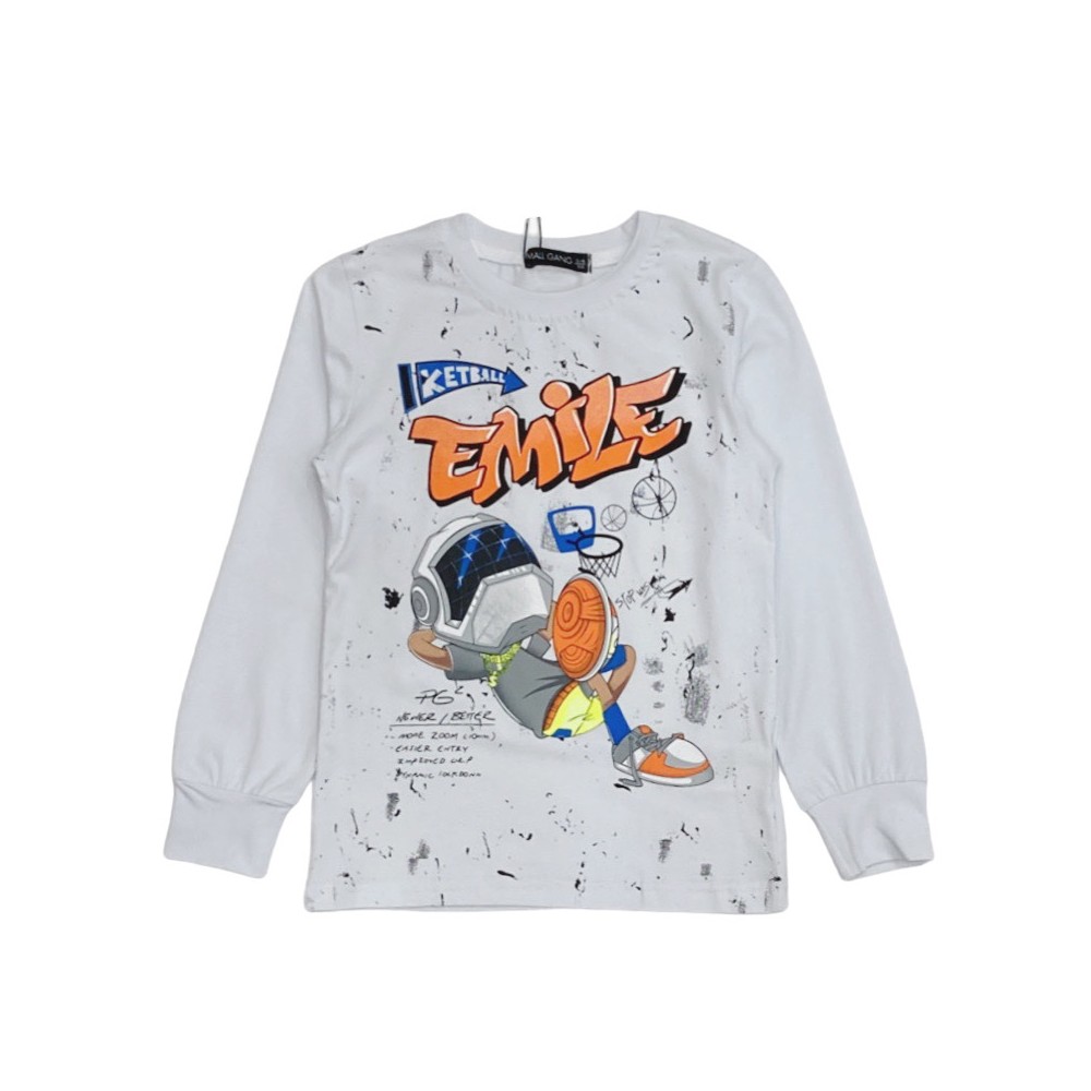 t- shirt boy cotone 3/8 anni