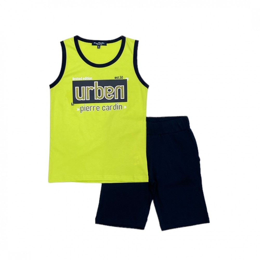 completo corto boy jersey 8/16 anni