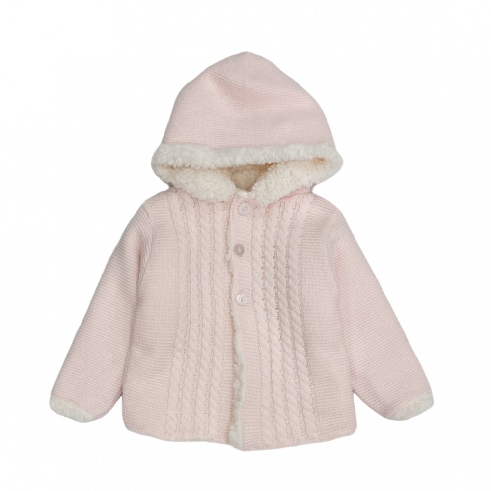giacca neonata in maglia