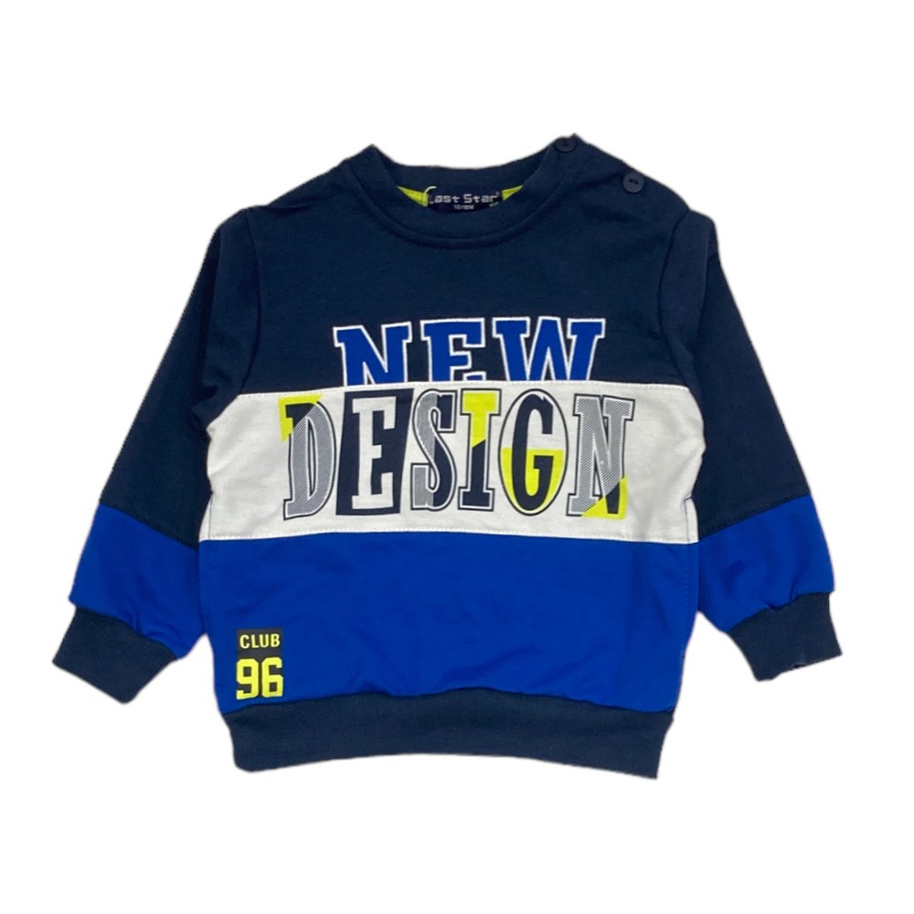 tuta baby felpina 12/18-36 mesi