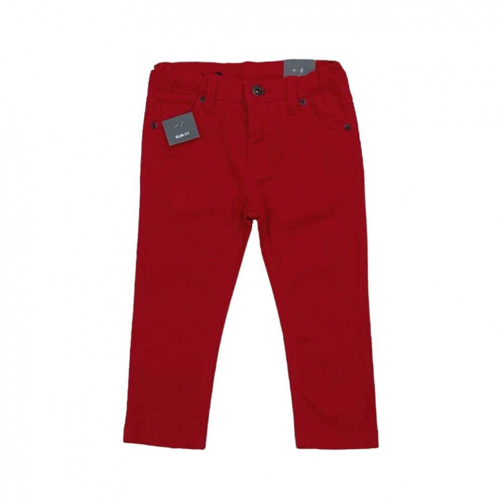 pantaloni 5 tasche boy twill 3/8 anni