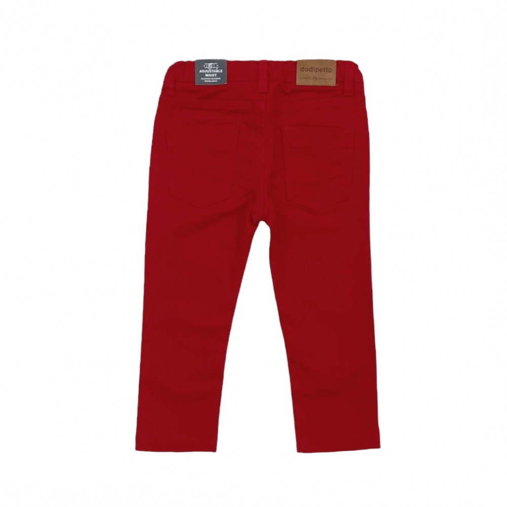 pantaloni 5 tasche boy twill 3/8 anni