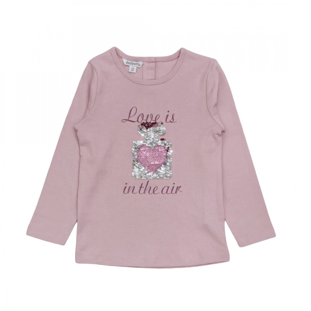 t-shirt girl caldo cotone 3/8 anni