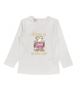 t-shirt girl caldo cotone 3/8 anni