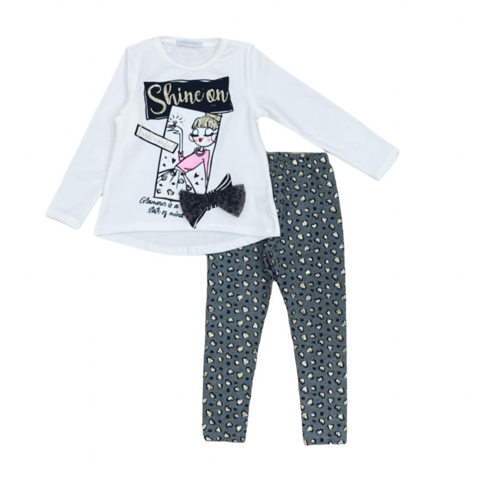 completo girl caldo cotone 4/14 anni