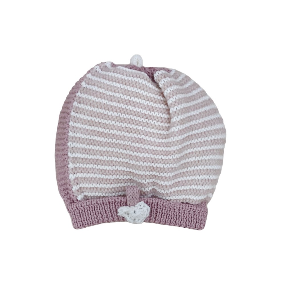 cappellino neonata lana