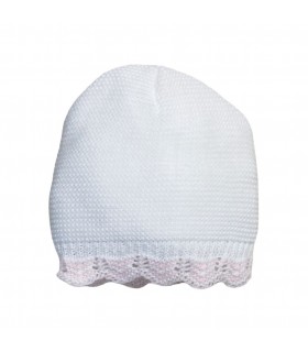 cappellino neonata misto lana