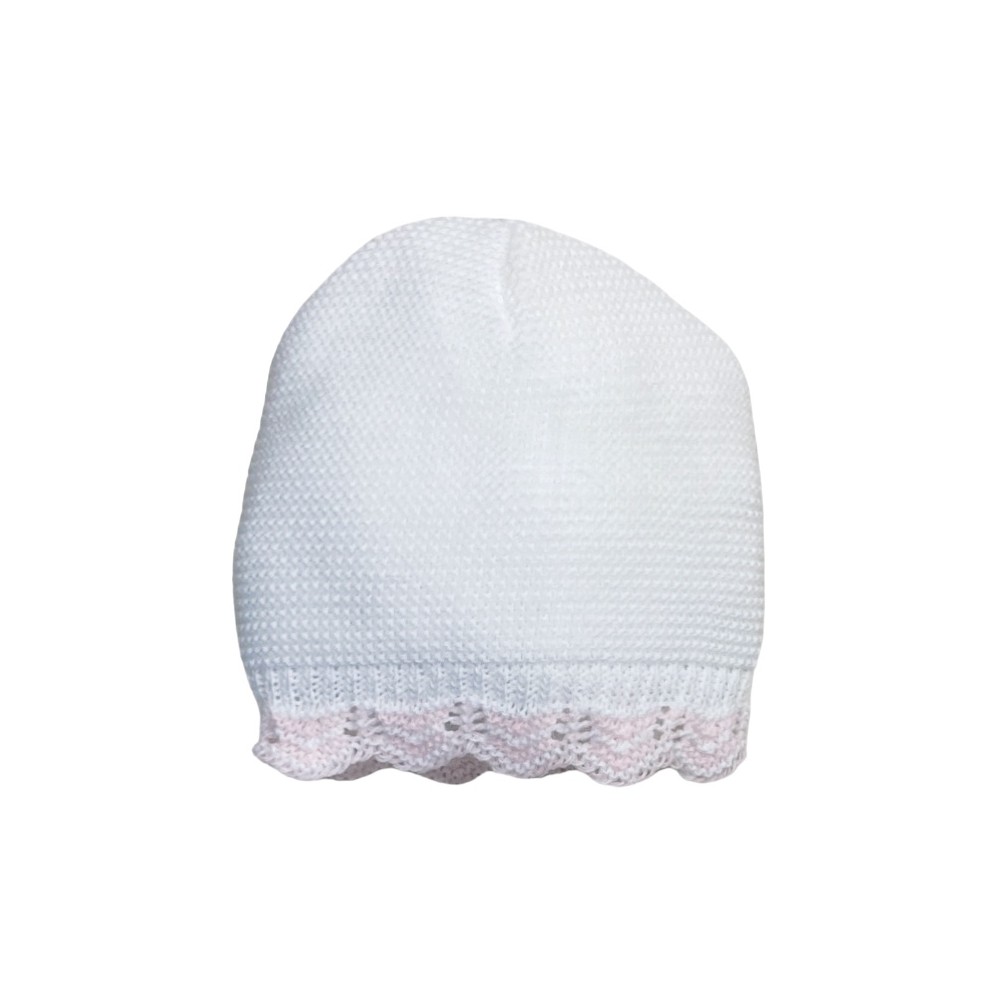 cappellino neonata misto lana