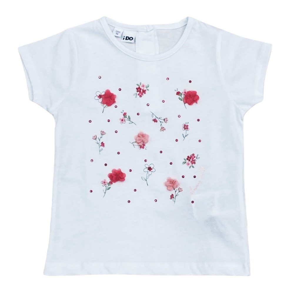 t-shirt girl jersey 3/8 anni