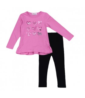 completo girl cotone 4/12 anni